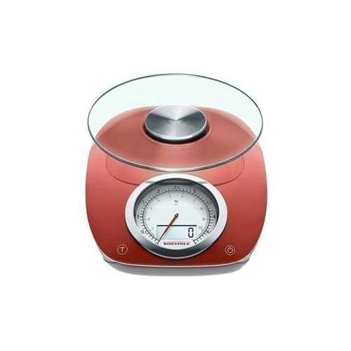 PESA COCINA SOEHNLE 66229 ROJA VINTAGE ANALOG/DIGI